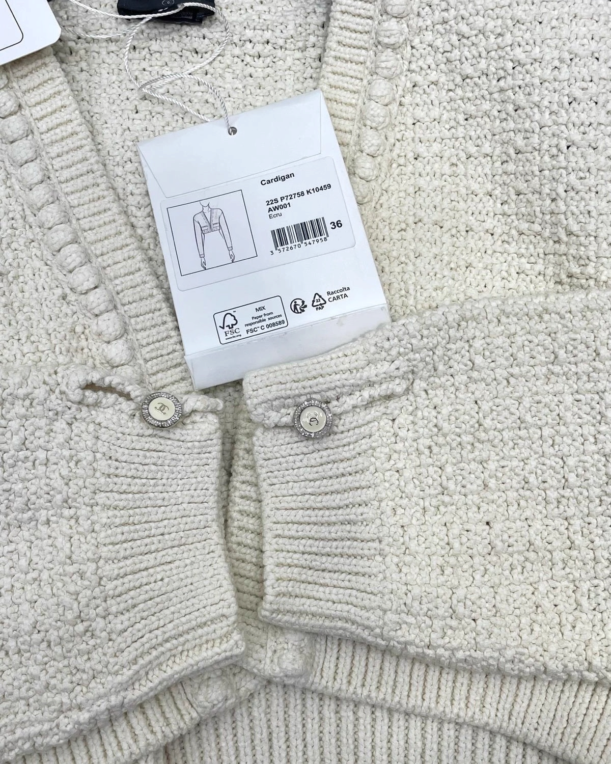 Chanel 22S Cropped Cardigan