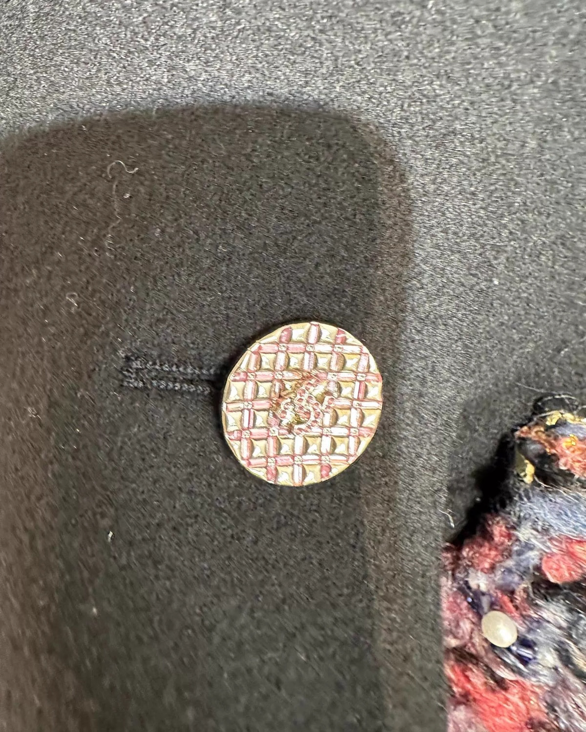 Chanel 22A Tweed-Pockets Coat