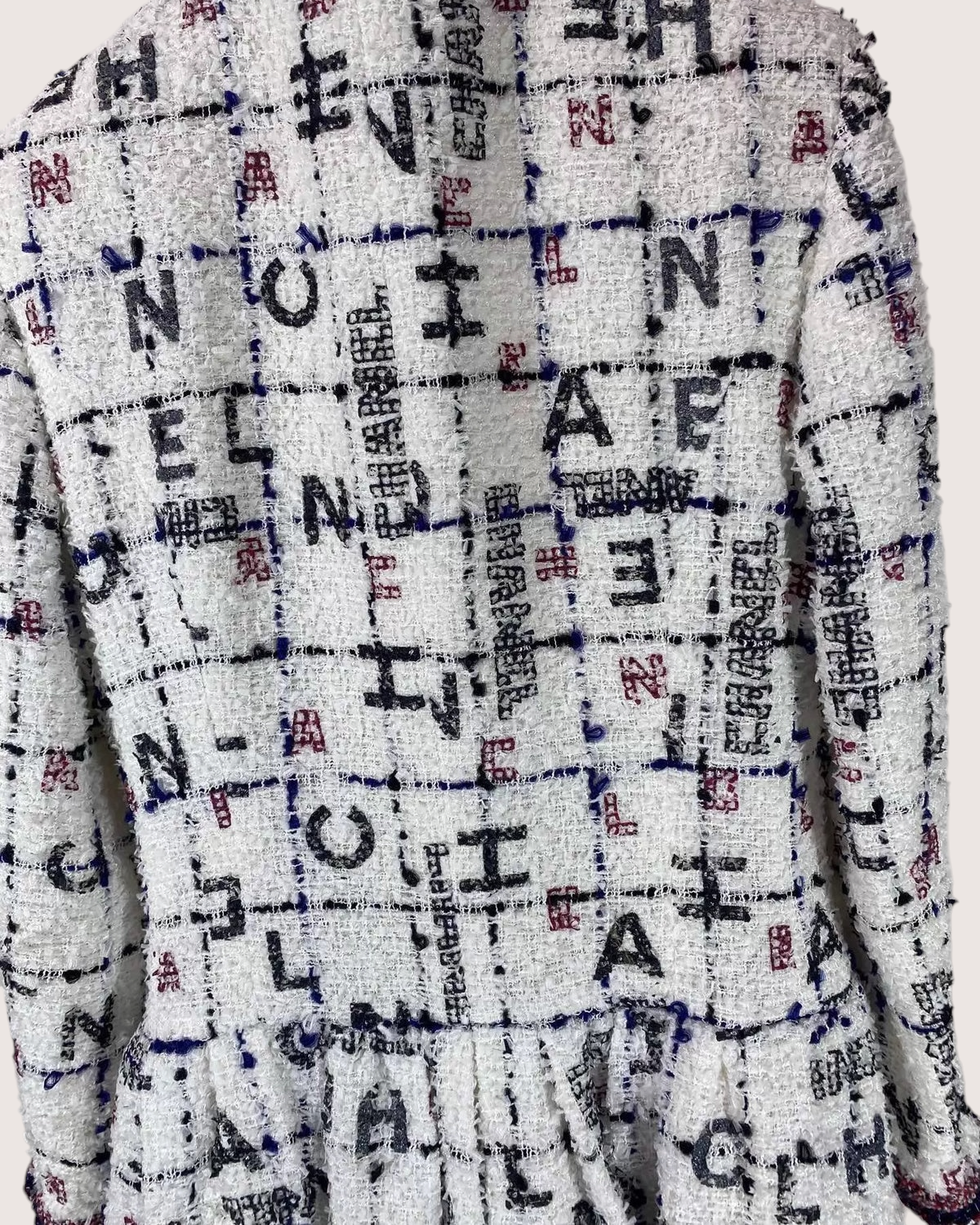 Chanel 20S Tweed Mid-Length Dress