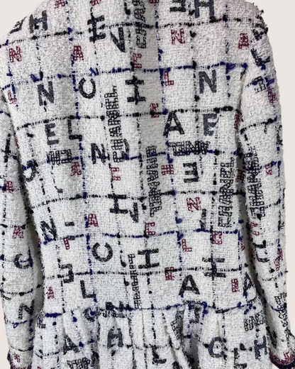 Chanel 20S Tweed Mid-Length Dress