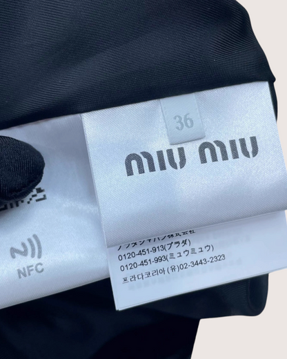 Miu Miu SS23 Gingham Blouson Jacket
