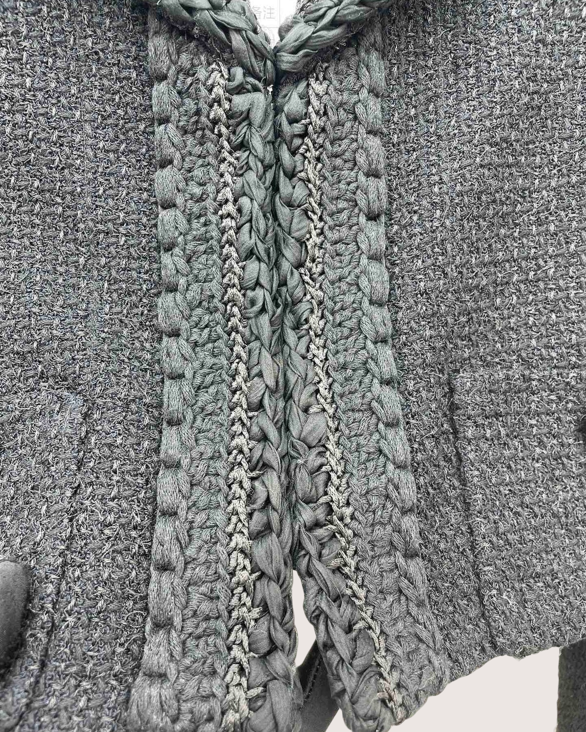 Chanel 22C Cropped Tweed Jacket