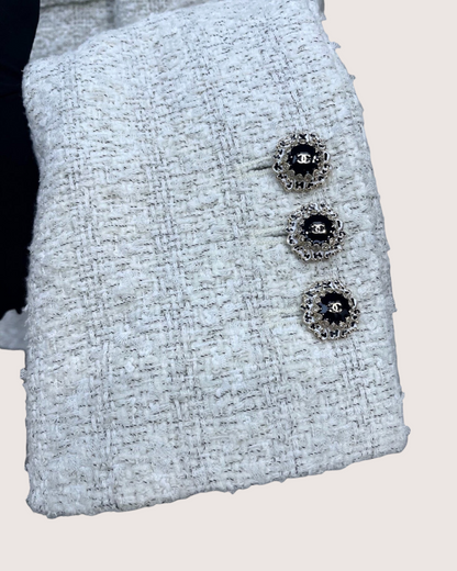 Chanel 25K Four-Pocket Tweed Jacket