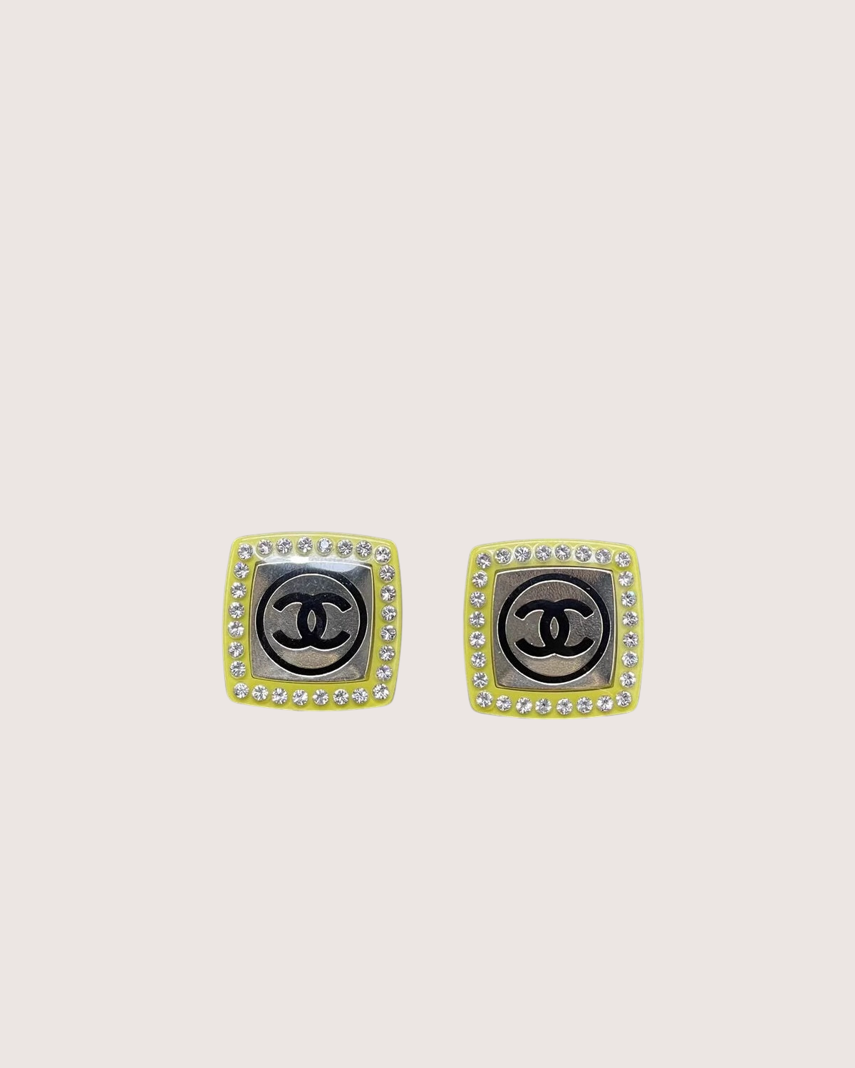 Chanel 22S Crystal Earrings