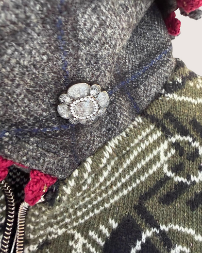 Chanel 24A Zip-Up Tweed Jacket