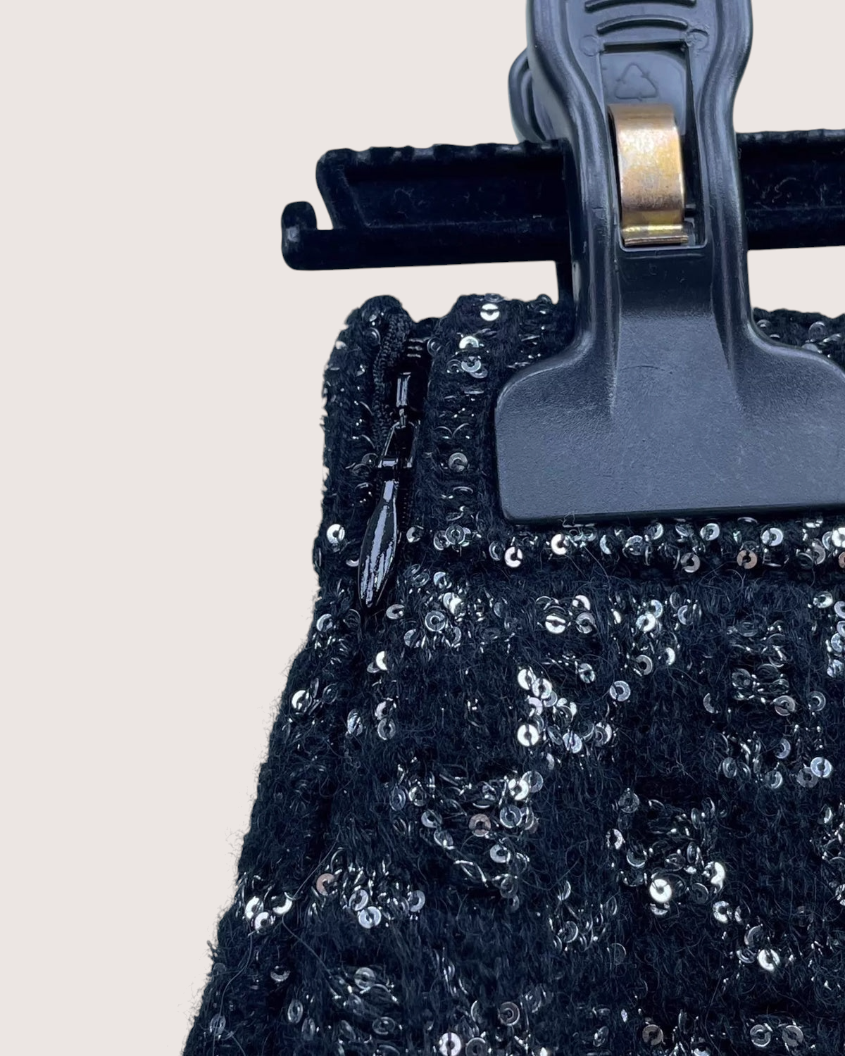 Chanel 23B Sequin Mini Skirt