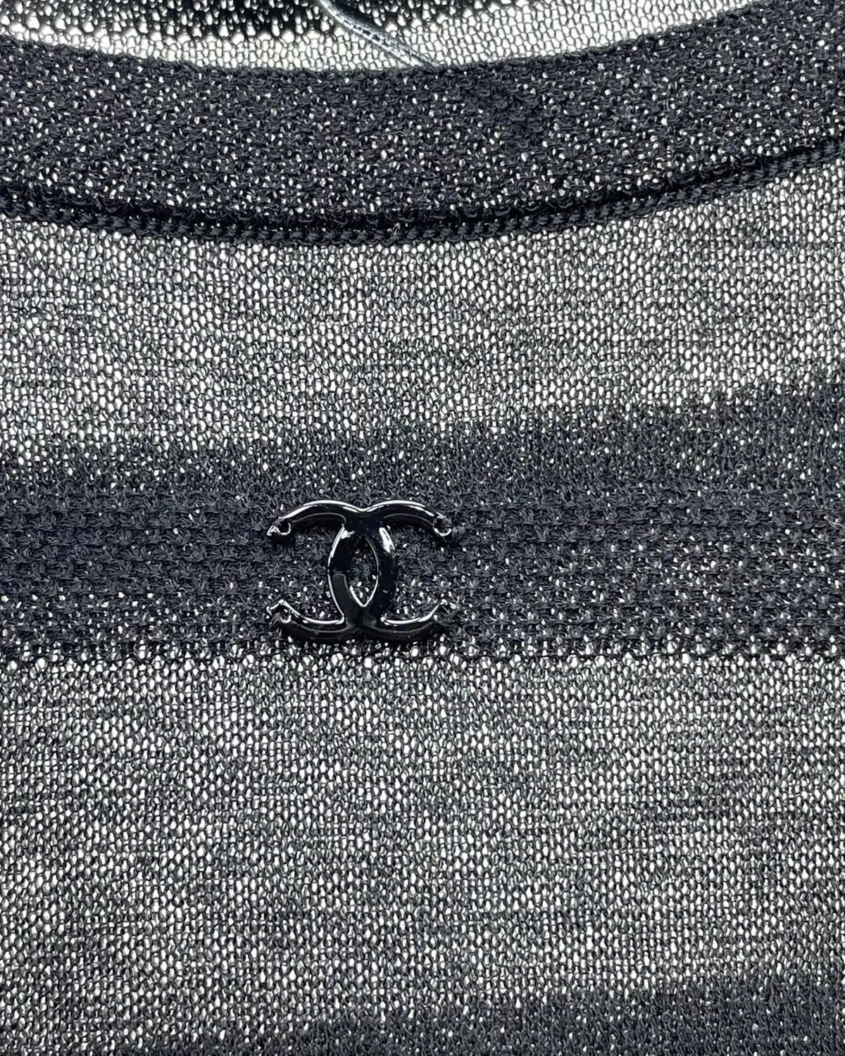 Chanel 24S Sheer Short-Sleeve T-Shirt