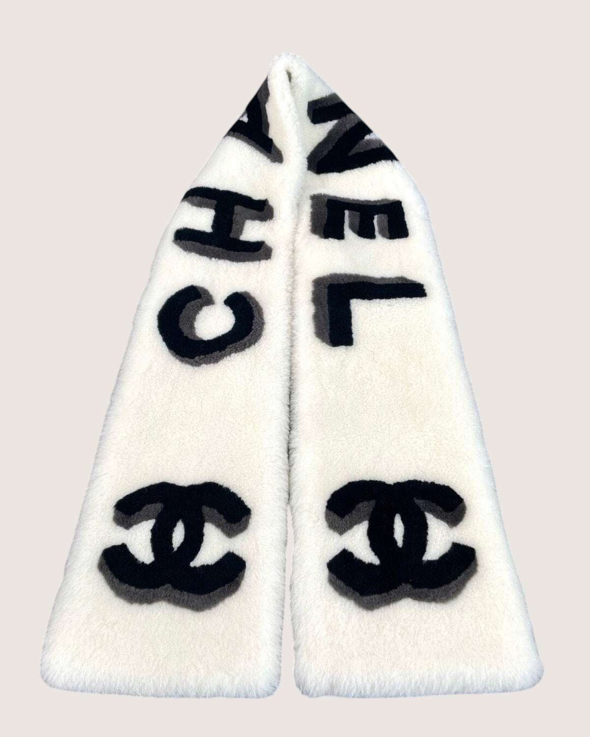 Chanel 20B Shearling Scarf