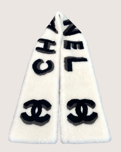 Chanel 20B Shearling Scarf