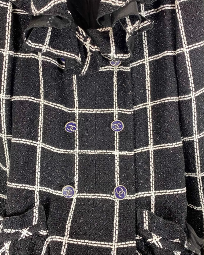 Chanel 20S Plaid Tweed Jacket