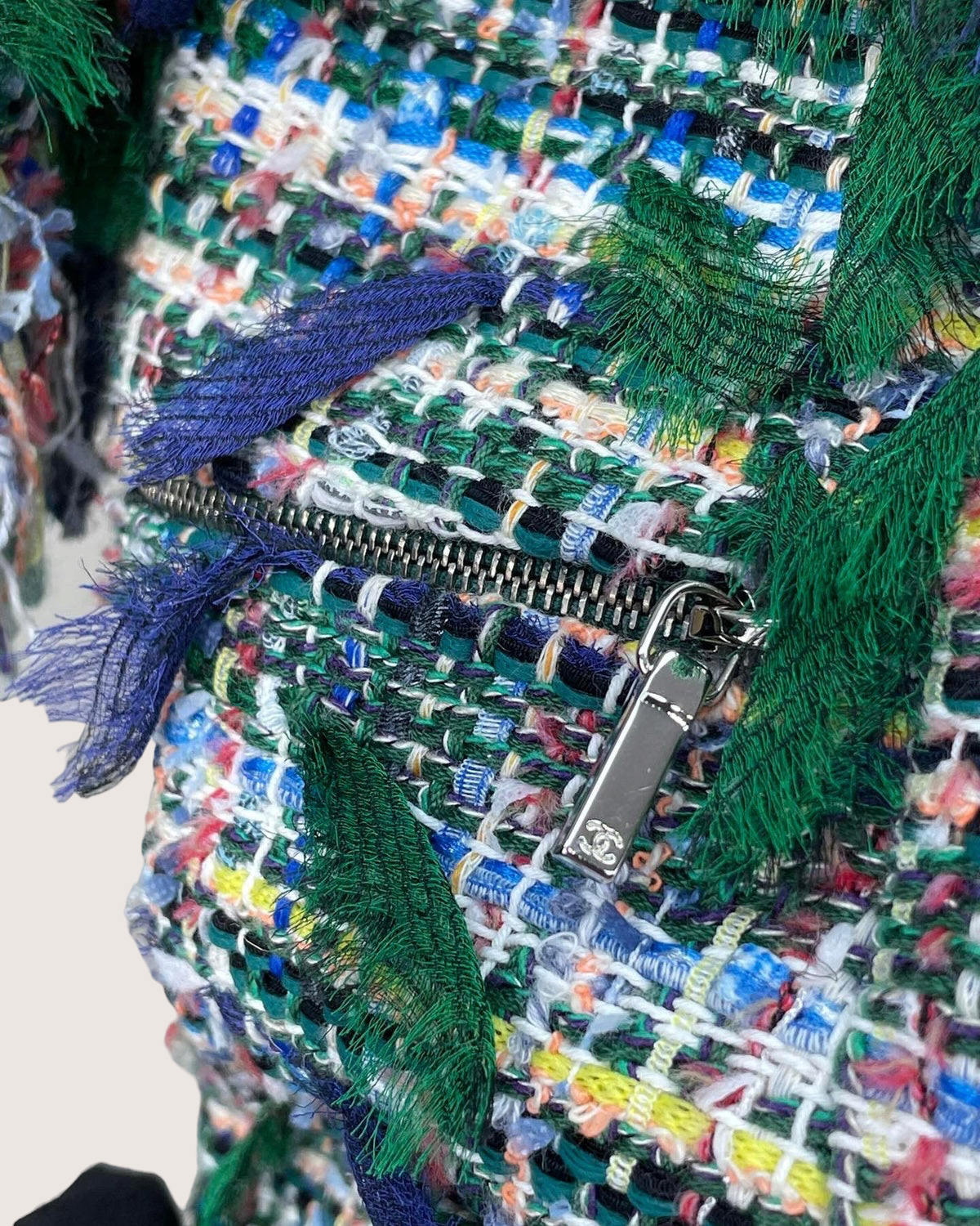 Chanel 18S Fringe Tweed Jacket