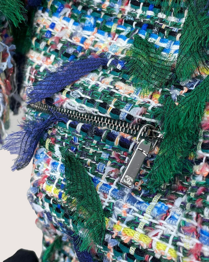 Chanel 18S Fringe Tweed Jacket