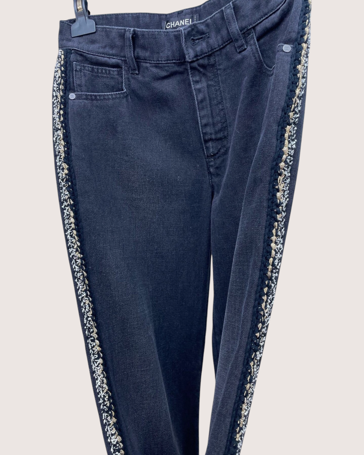 Chanel 18B Slim Denim Jeans