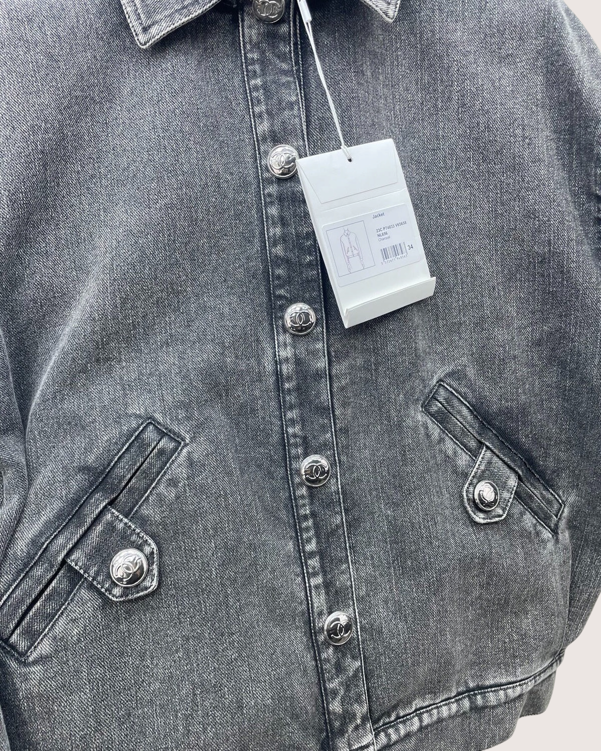 Chanel 23C Denim Jacket