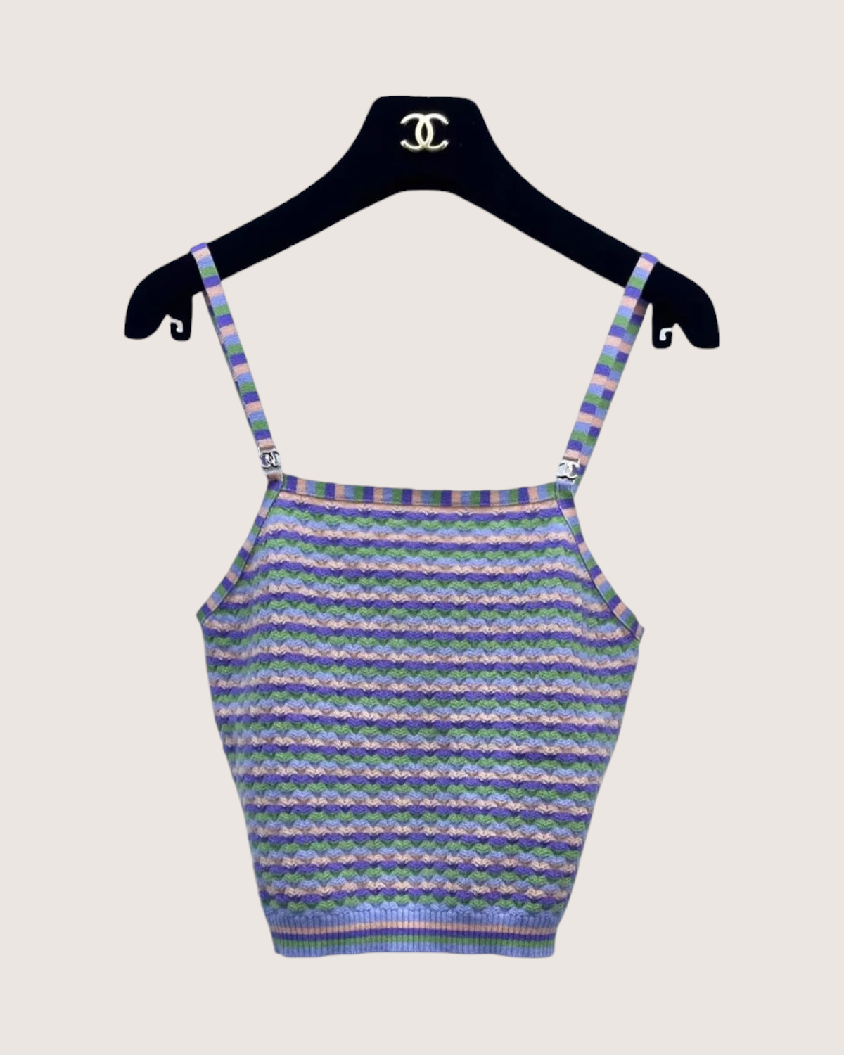 Chanel 24A Striped Camisole Top