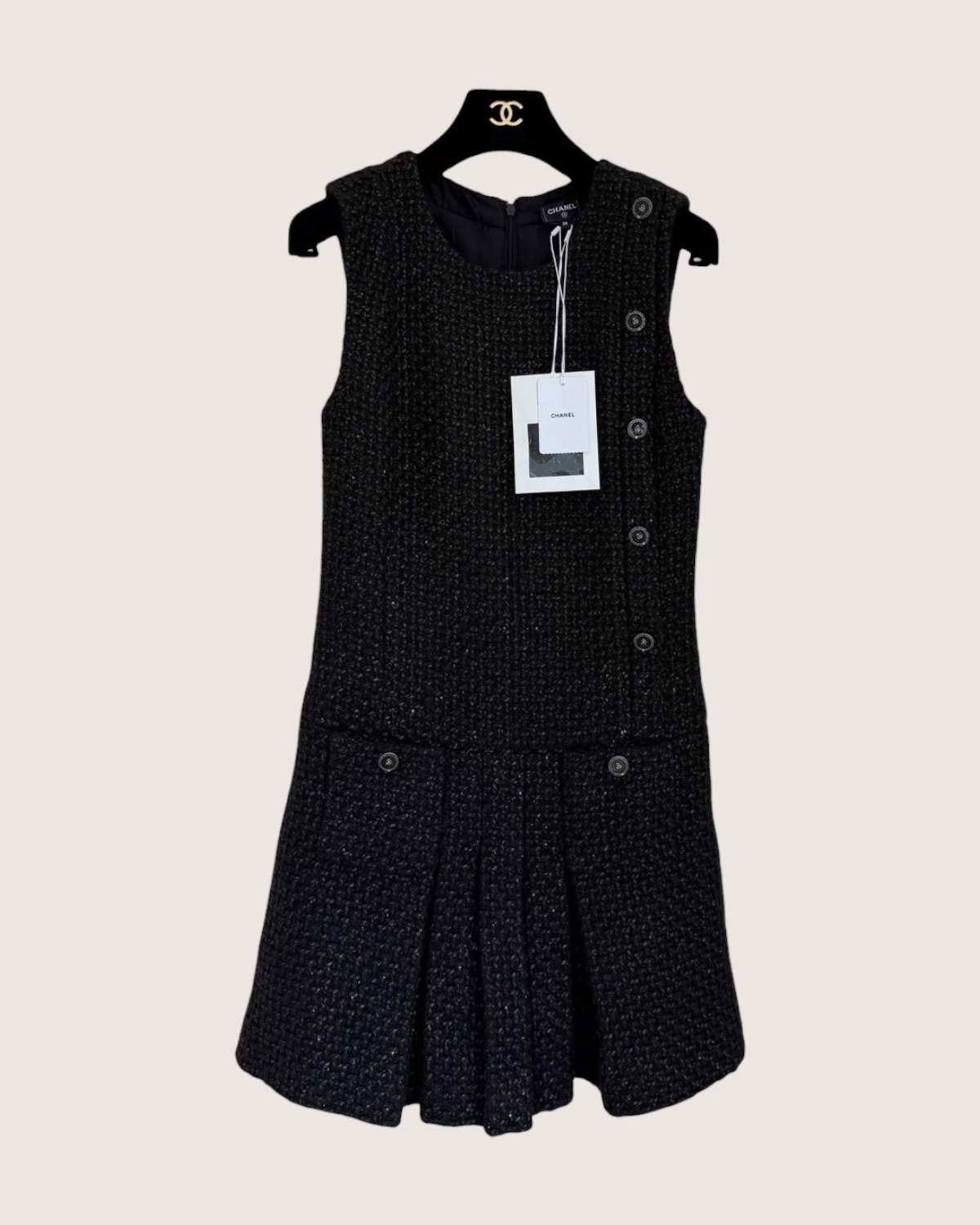 Chanel 25A Tweed Mini Dress