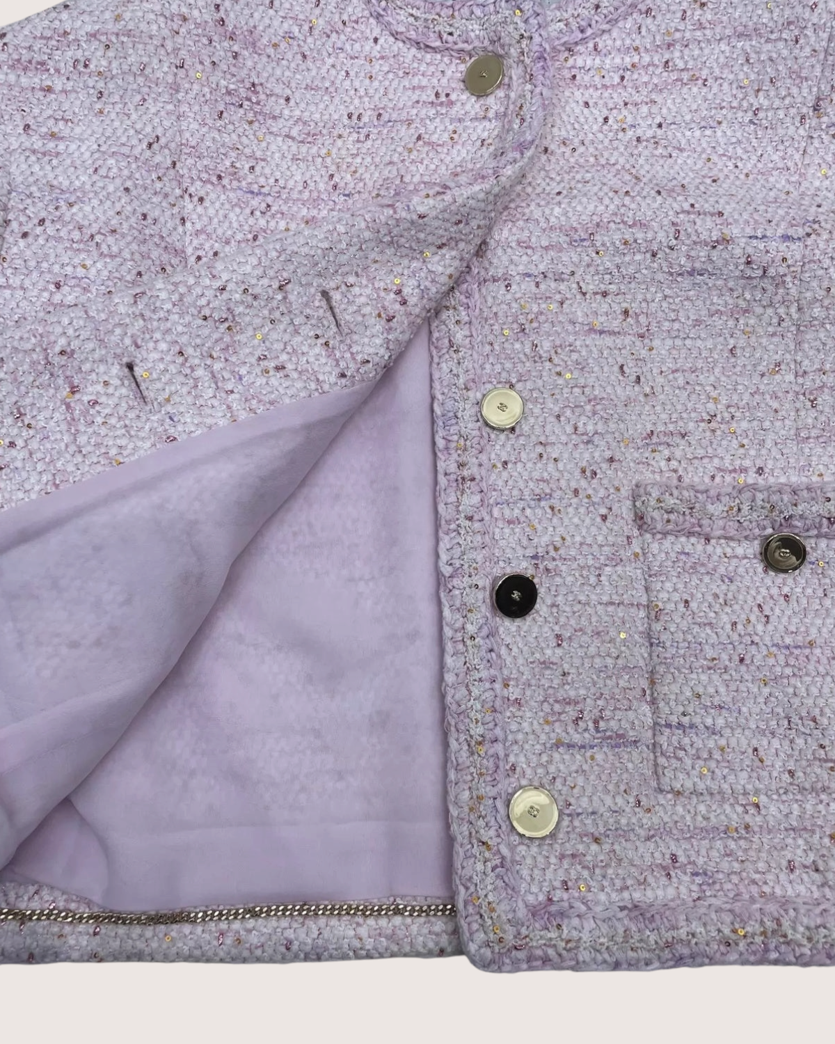 Chanel 26P Tweed Shimmer Jacket