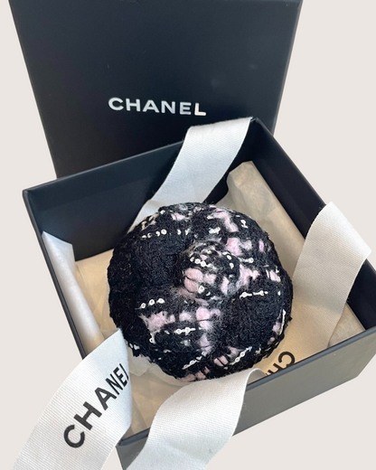 Chanel 25B Sequin Camellia Brooch