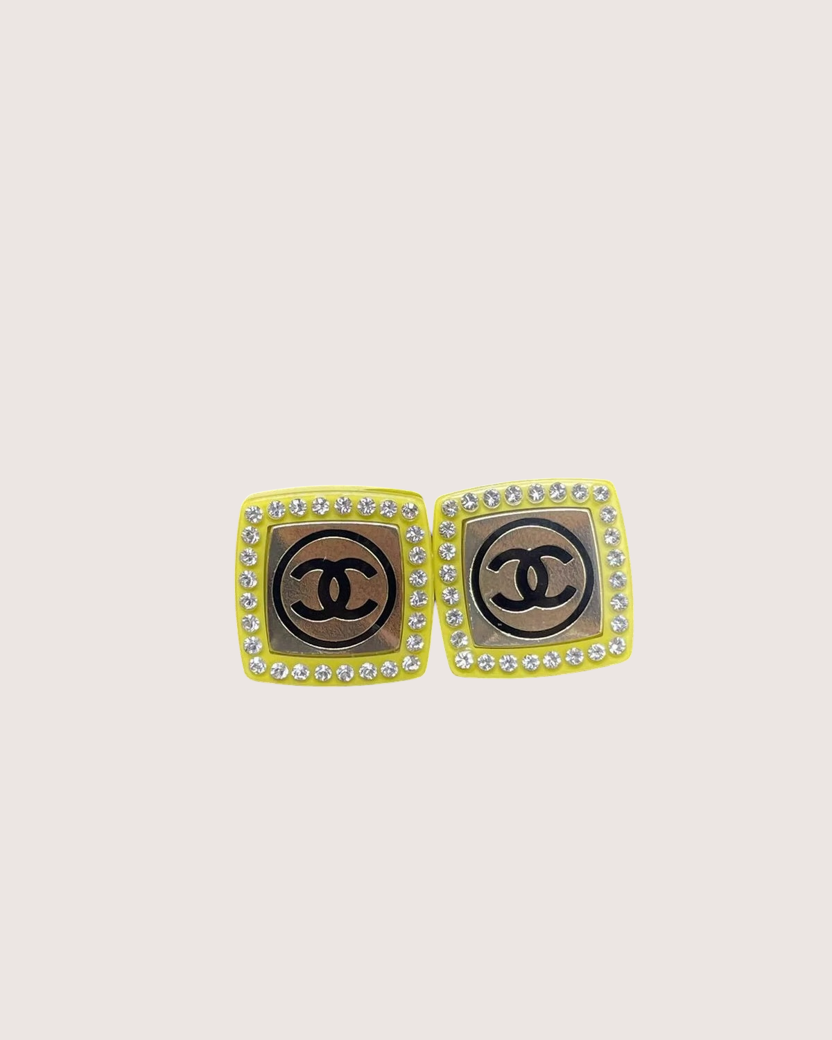 Chanel 22S Crystal Earrings