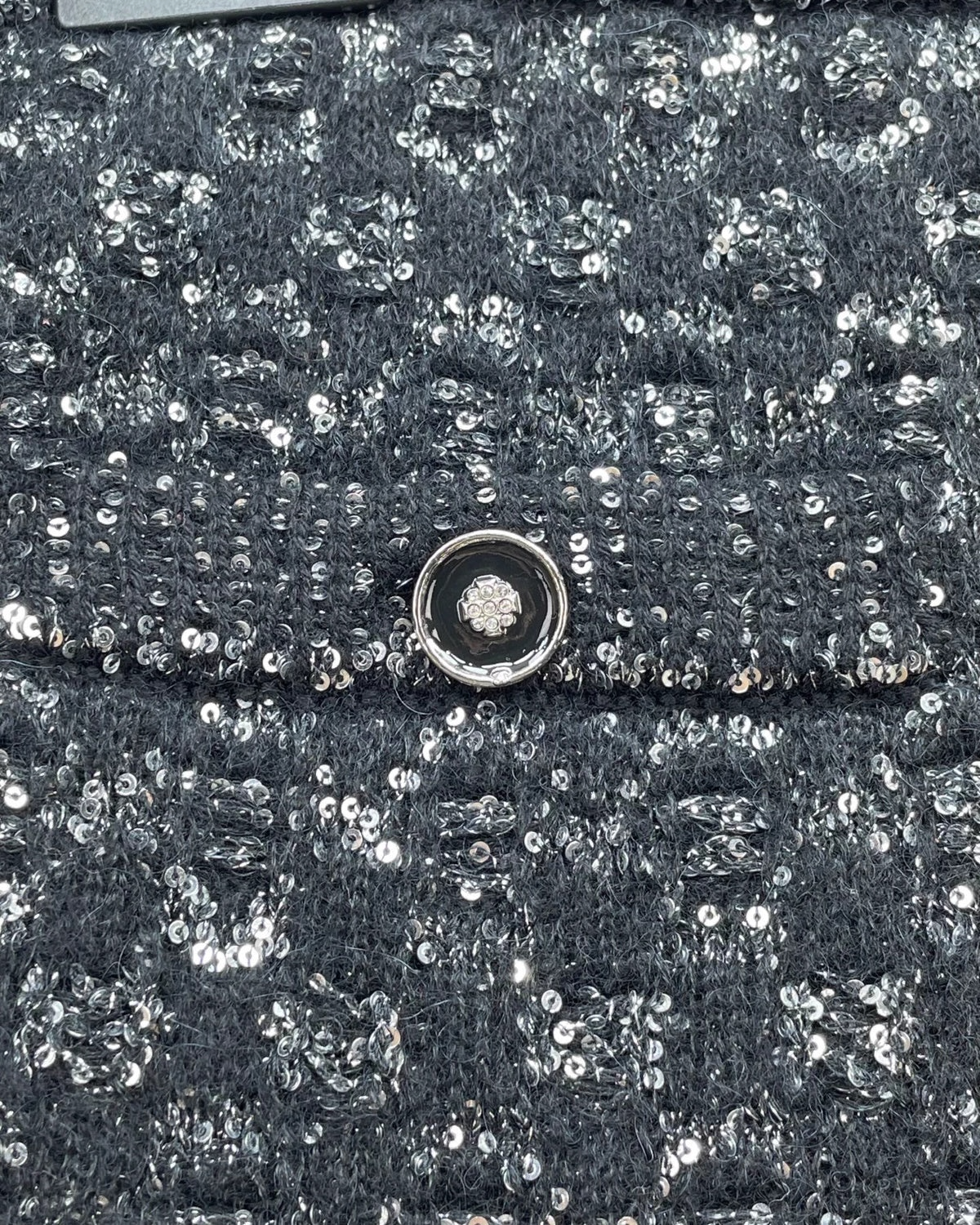 Chanel 23B Sequin Mini Skirt