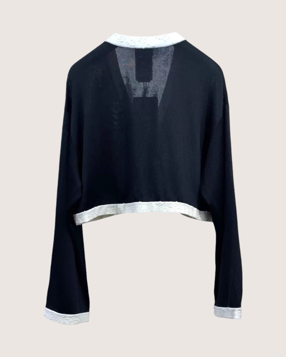 Chanel 25A Cropped Cardigan