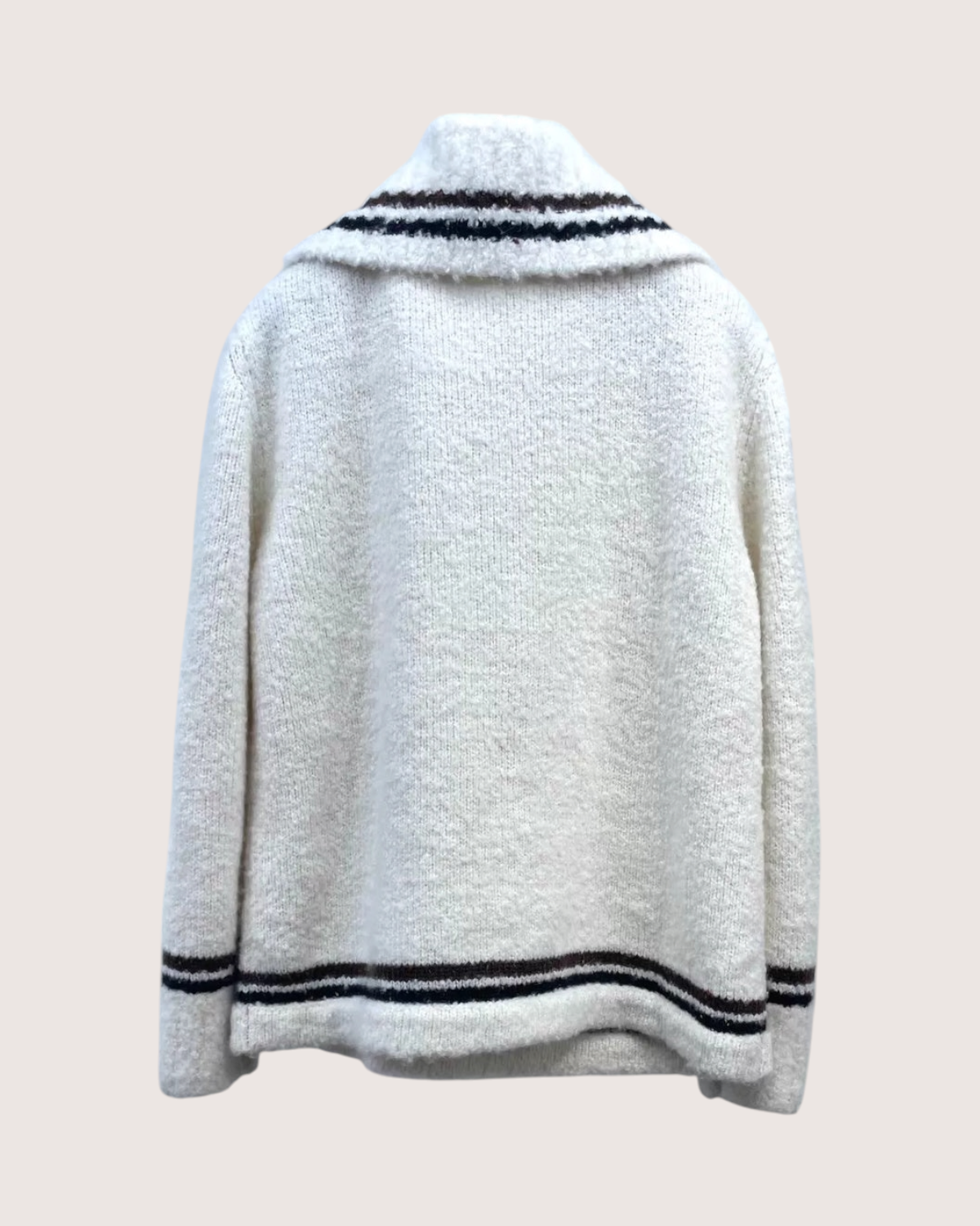 Chanel 25N Half-Zip Sweater