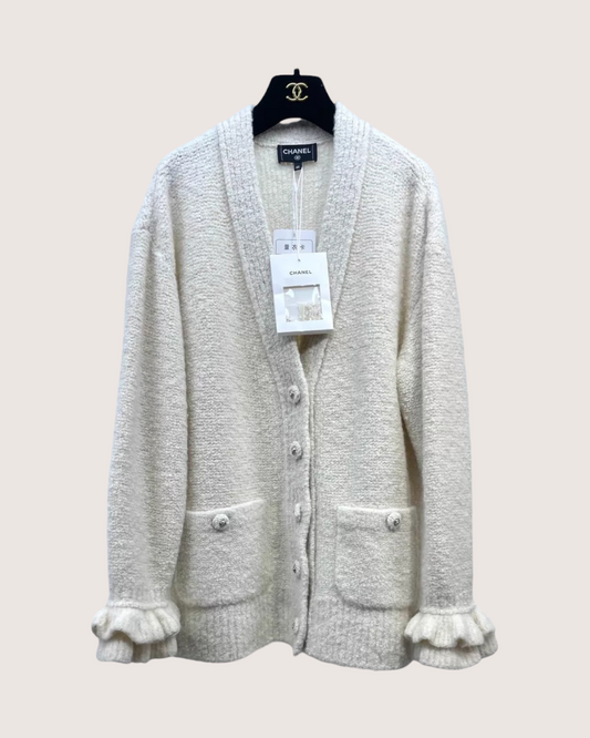 Chanel 24K Ruffle Cardigan