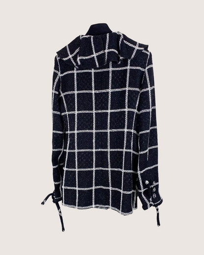 Chanel 20S Plaid Tweed Jacket
