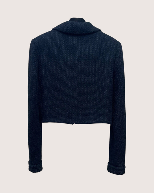 Chanel 22C Cropped Tweed Jacket
