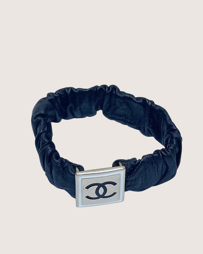 Chanel 21B Enamel CC Hair Tie