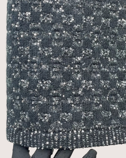 Chanel 23B Sequin Mini Skirt
