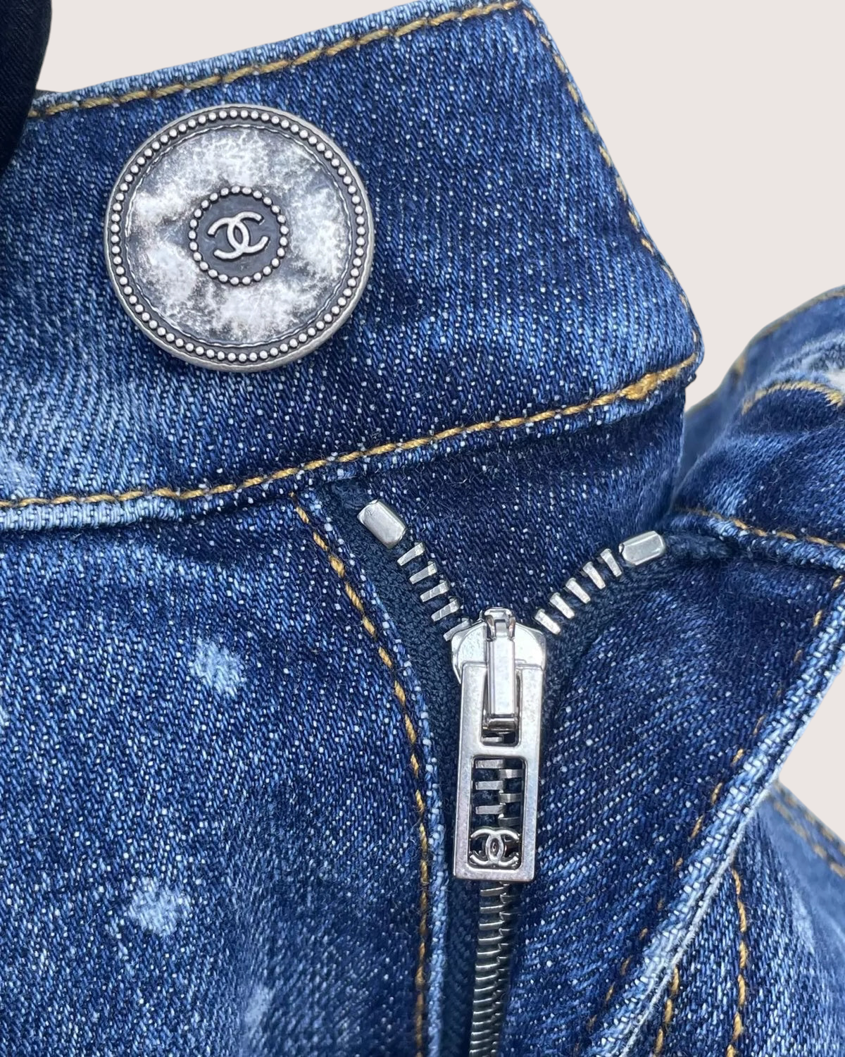 Chanel 23P CC Slim Denim Jeans