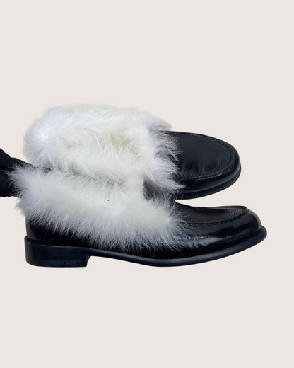 Chanel 25N Fur Loafers