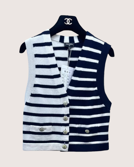 Chanel 24S Striped Vest