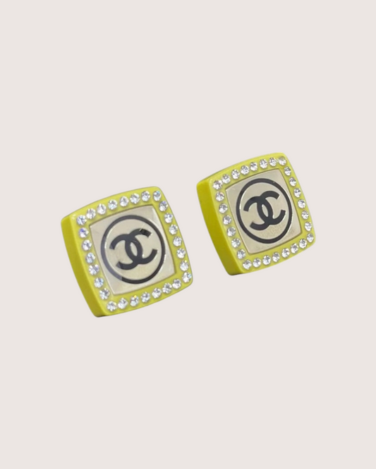 Chanel 22S Crystal Earrings