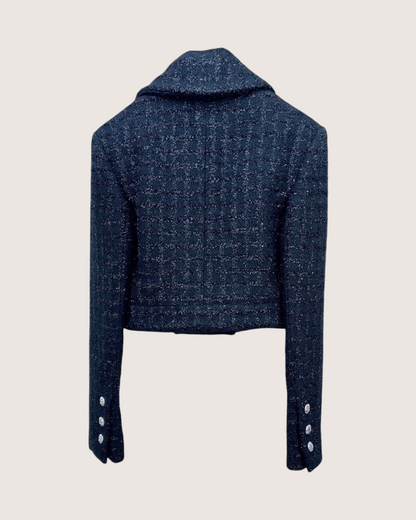 Chanel 21K Cropped Tweed Jacket