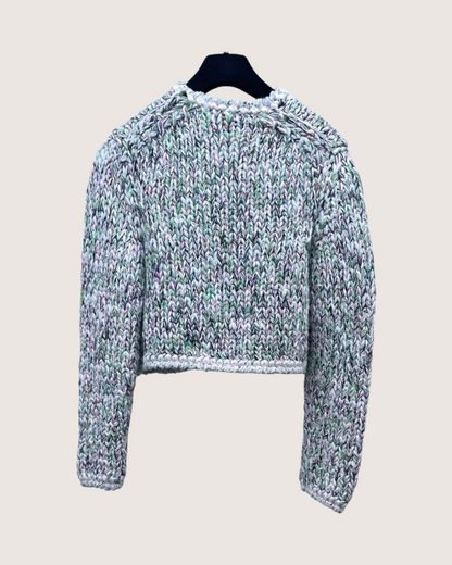 Chanel 25B Sequin Tweed Jacket