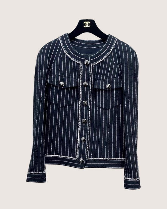 Chanel 23P Striped Jacket