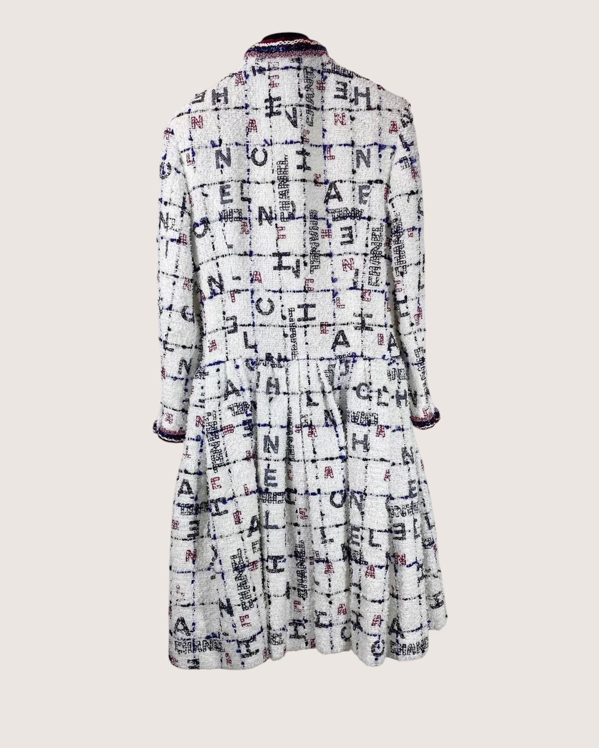 Chanel 20S Tweed Mid-Length Dress