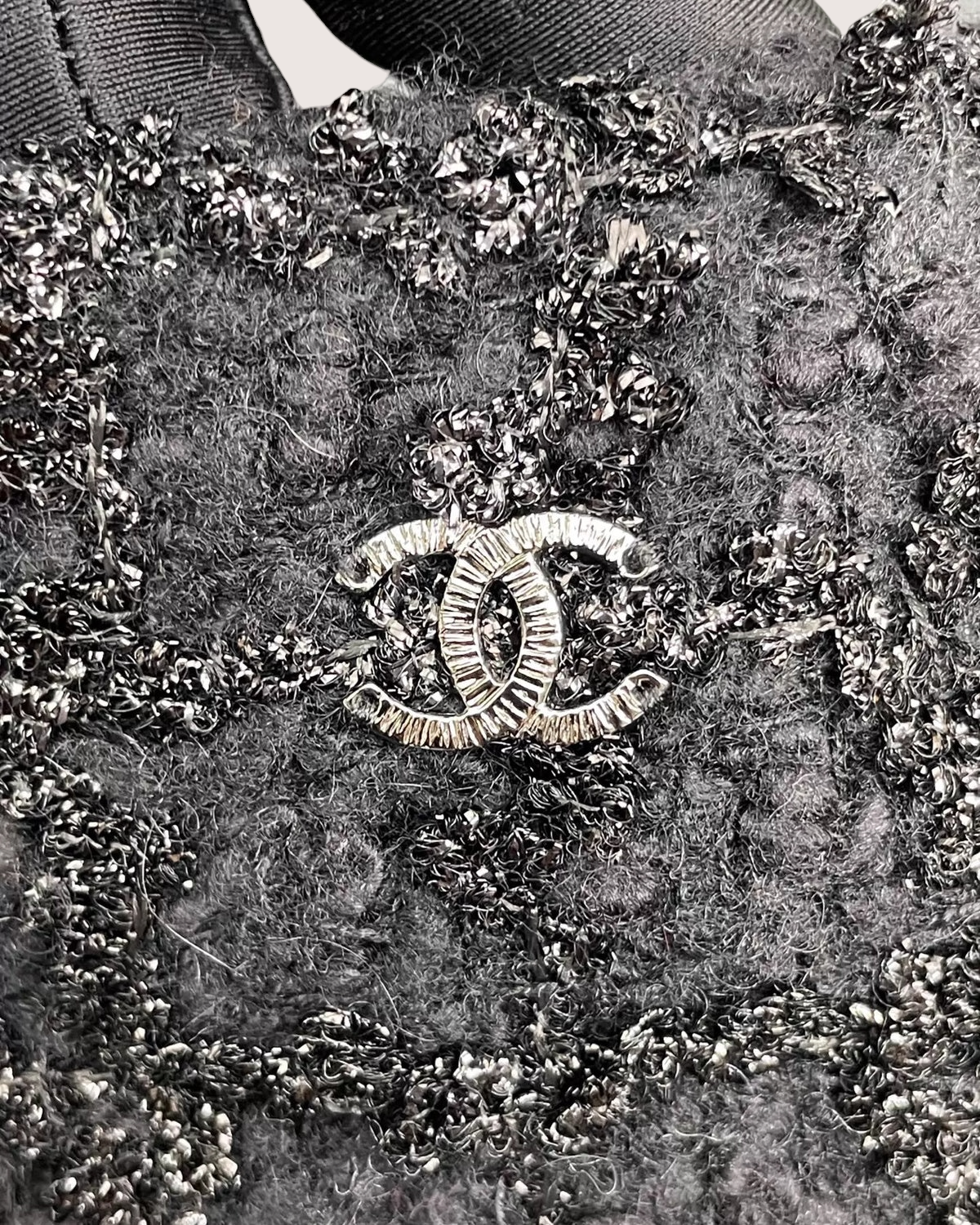 Chanel 22K Tweed Mini Skirt