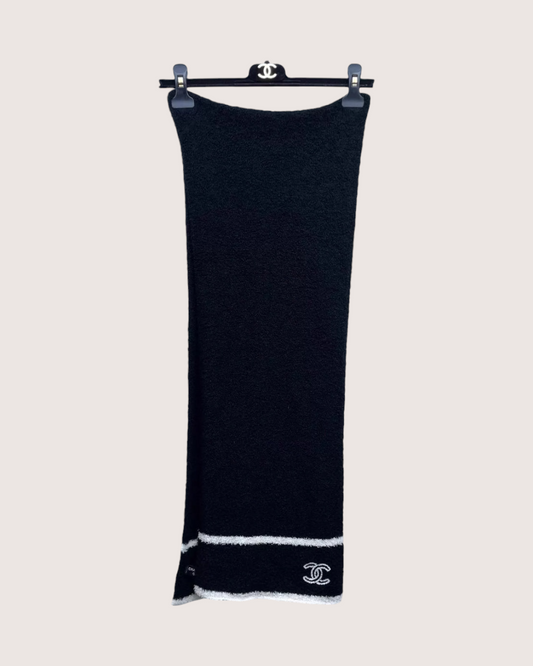 Chanel CC Knit Scarf