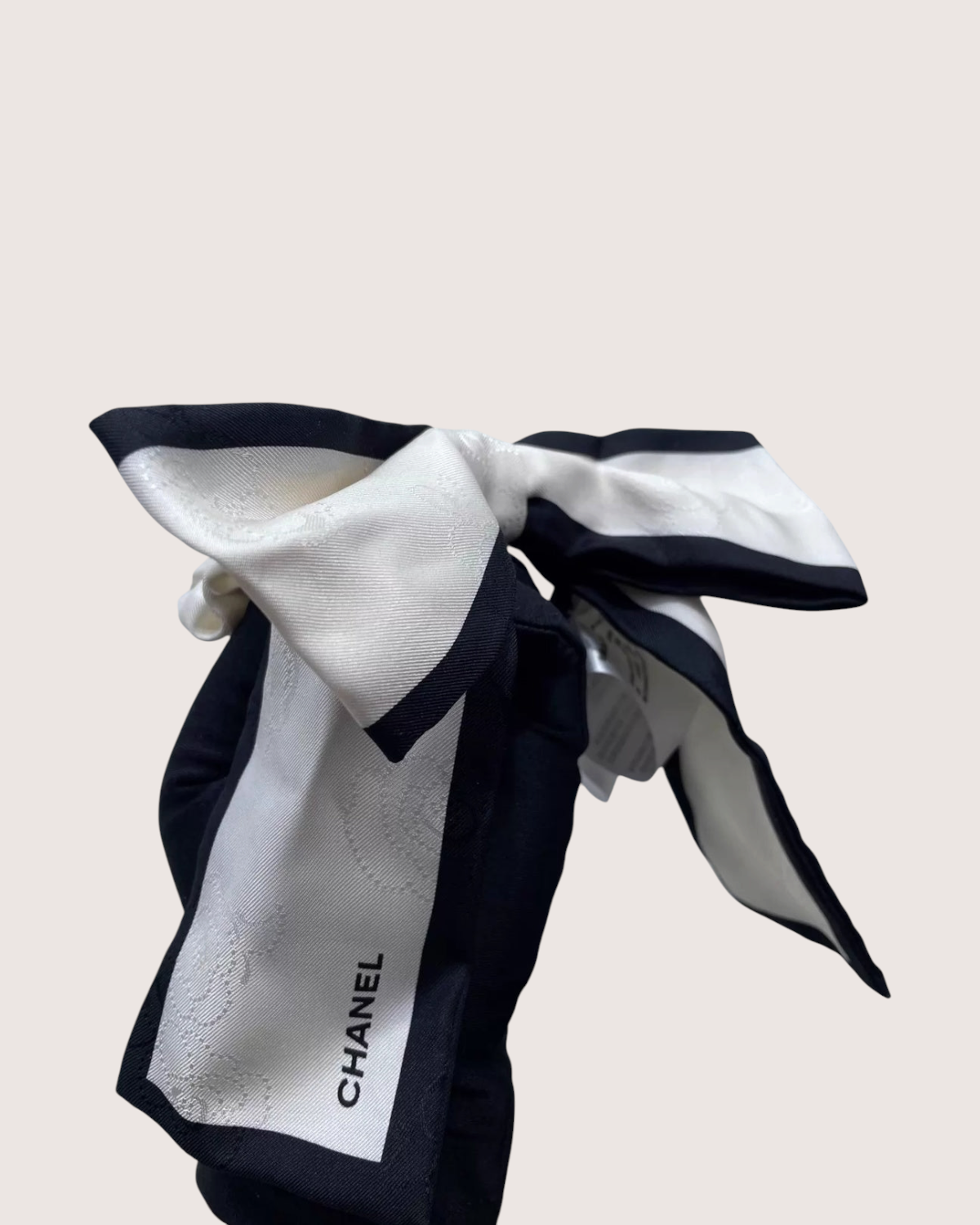 Chanel 21S Camellia Bow Hair Tie