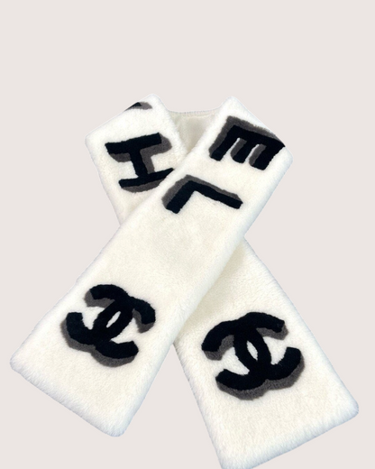 Chanel 20B Shearling Scarf