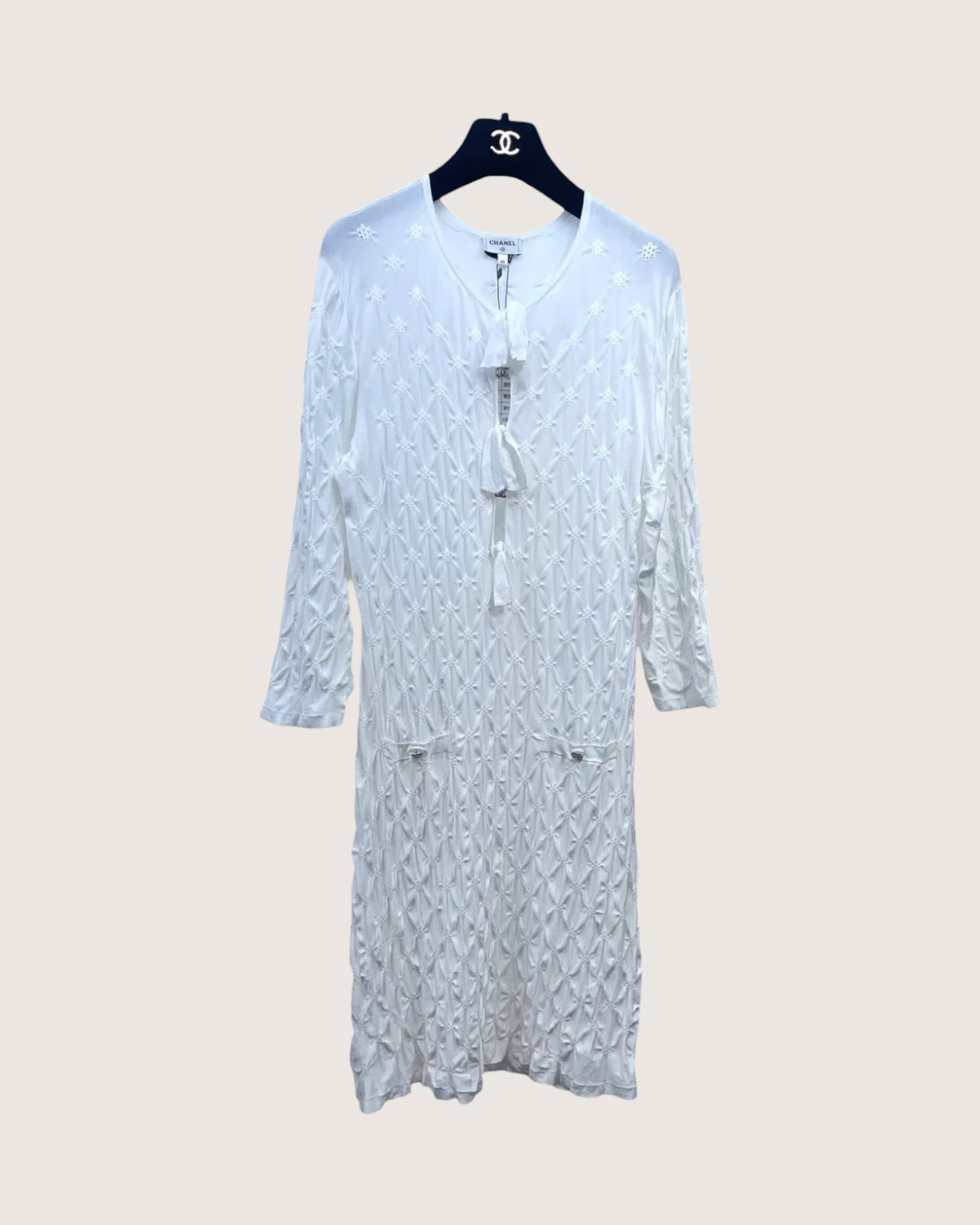Chanel 24P Bow Mid-Length Dress