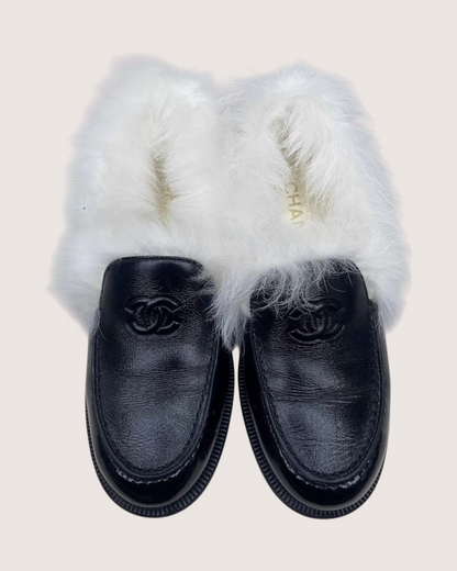 Chanel 25N Fur Loafers