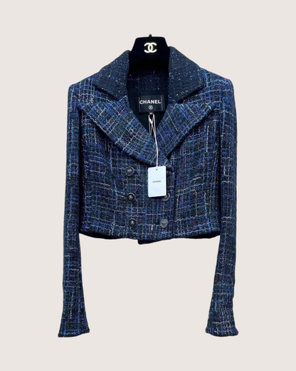 Chanel 22P Cropped Tweed Jacket