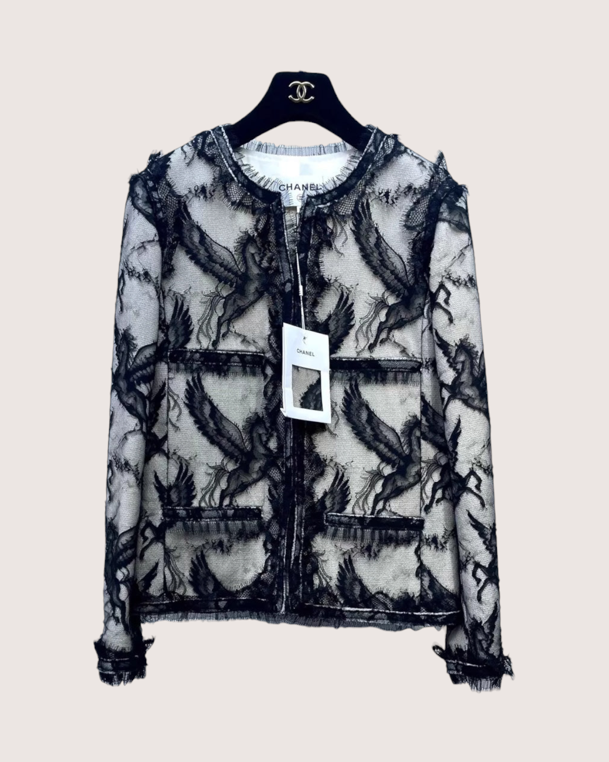 Chanel 20K Pegasus Lace Jacket