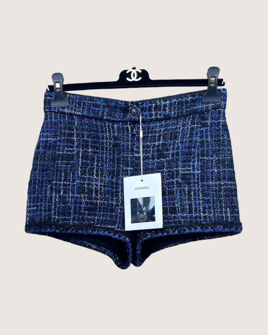 Chanel 22P Tweed Mini Shorts