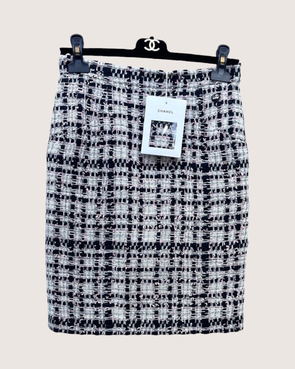 Chanel 20P Tweed Mini Skirt