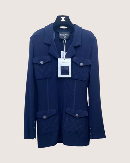 Chanel 19S Four-Pocket Zip-Up Jacket